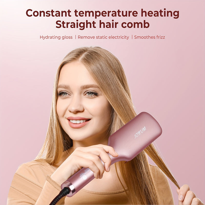 Ceramic Ionic Hair Straightener Brush For Home