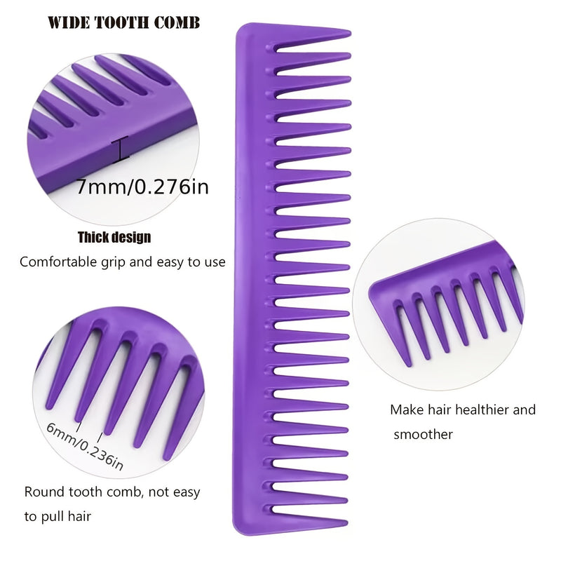 6pcs/10pcs Hair Brush Comb Set For Curly Hair