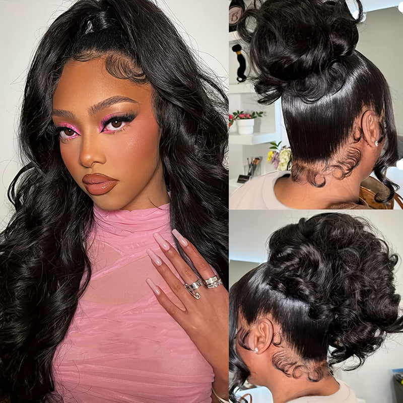 Body Wave 360 Full Lace Front Human Hair Wigs Brazilian