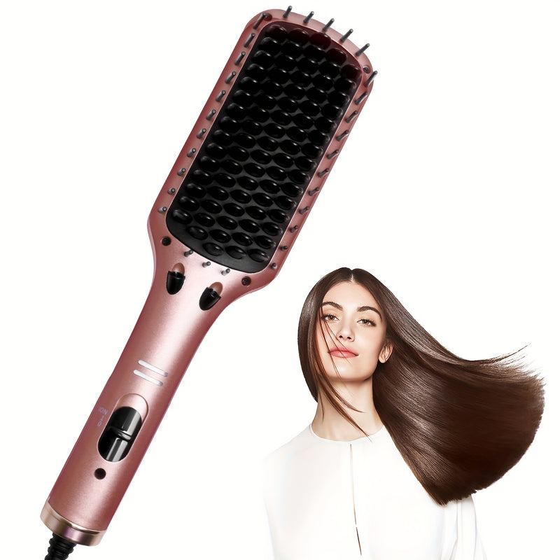 Ceramic Ionic Hair Straightener Brush For Home