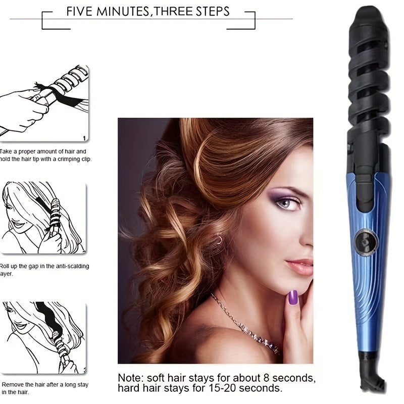 3pcs Blue Hairdressing Tools Set