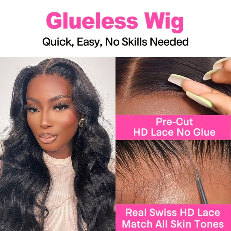 Wear And Go Glueless Wig 180% Density 5X5