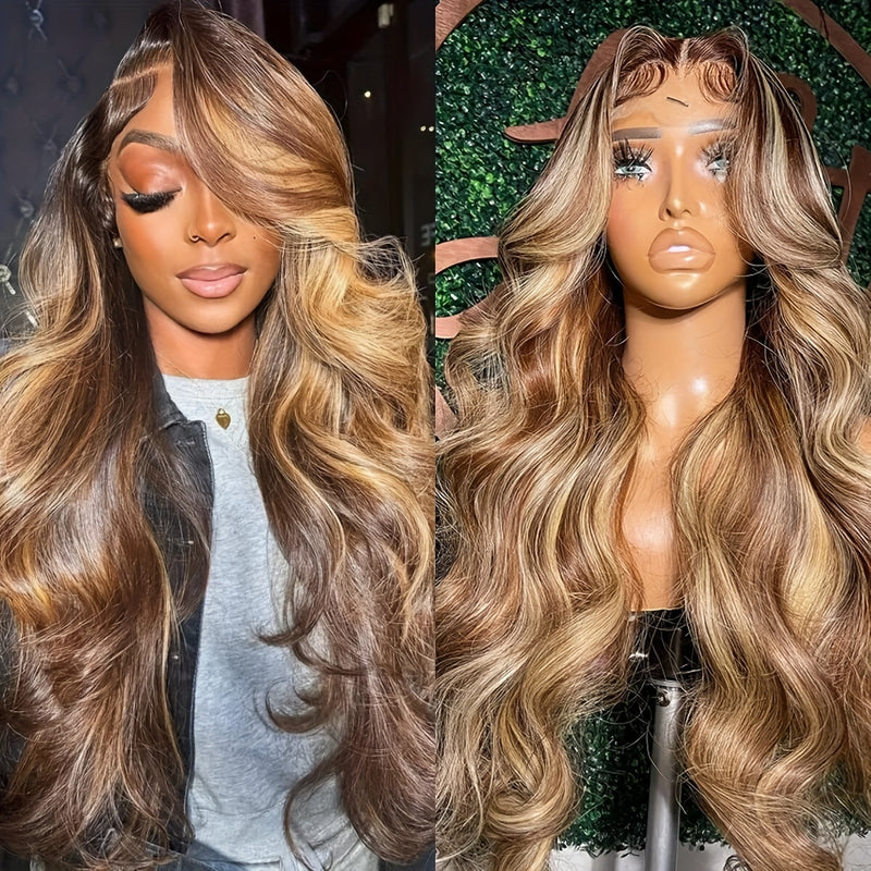 250% Density Ombre Lace Front Wig Human Hair 3x4 HD