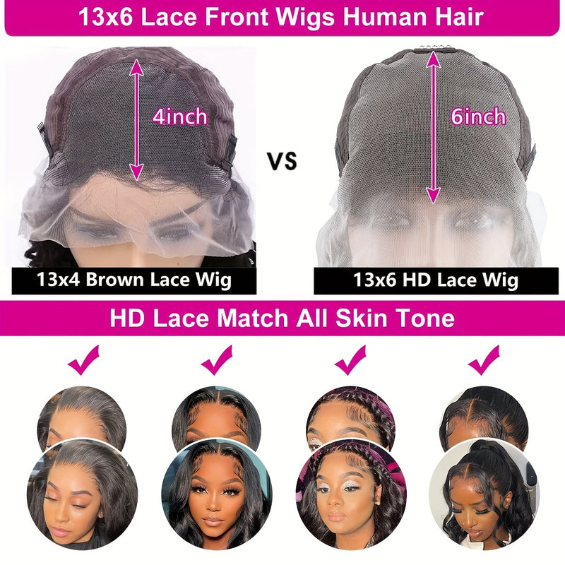 Body Wave 13*6 Lace Front Human Hair Wig