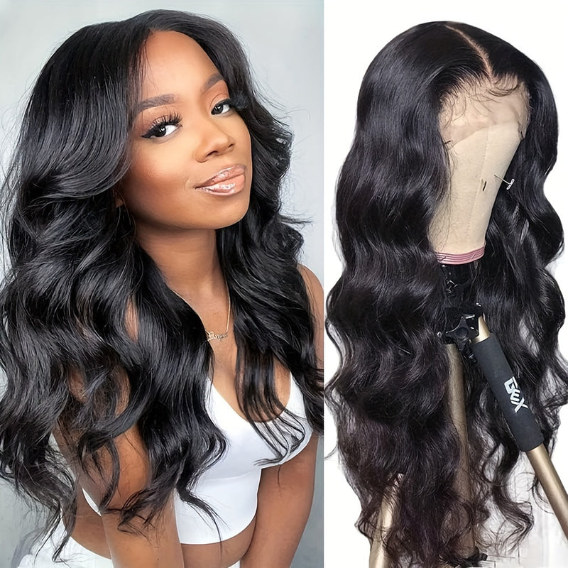 150% Density Body Wave Lace Front Hair Wigs 4*1 Transparent